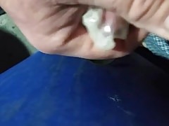 Masturbating with a condom