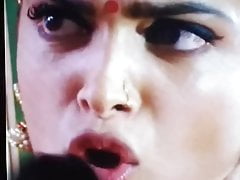 Deepika open mouth cum tribute