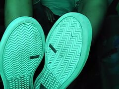 SMELL MY SOCKS AND MY FEET UNDER MY DESK
