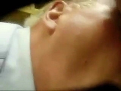Daddy blows it in stockroom 12