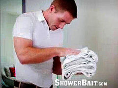 bathroomBait - super-naughty fucker Adam Bryant Caught in the Shower