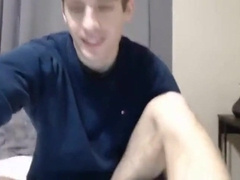 Handsome guy shows and jerks off big dick 5