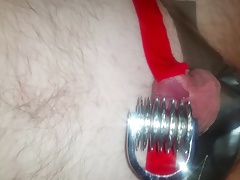 Torture modified cock hole
