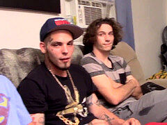 straight man Devin Reynolds jerks off with group of buddies