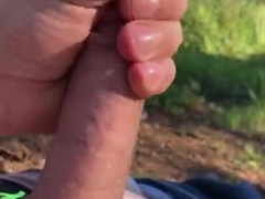 Farmer Drains off in Nature