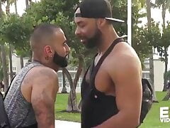 Hairy bottom takes Diesel dick