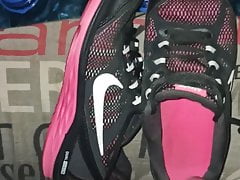 Cum on coworker girl sneaker Nike