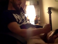 Twink helping his buddy out in the dorm late one night 6