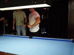 Handsome studs ditch the pool and have anal and oral