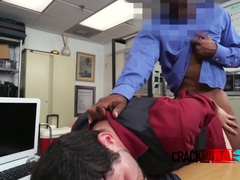 White Cracker Needs The Job And Prefers Gay Interracial Sex To Get It