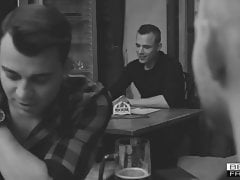 Men's room bareback fucking with gorgeous Kane Mra'z & Jaspe
