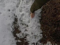 Walking Barefoot In The Snow