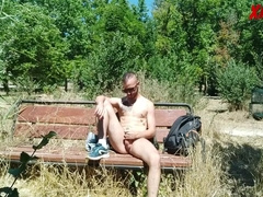 Fully Naked In A Public Park Surprise At The End Of The Vide