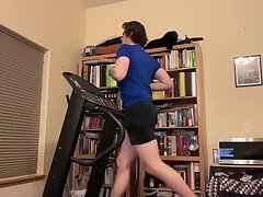 Shower and Treadmill Run