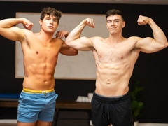 Clark Reid and Joey Stoley end up with plenty of spilled seed