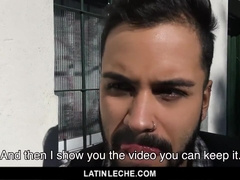 LatinLeche - Bearded Brazilian Man Used On Camera