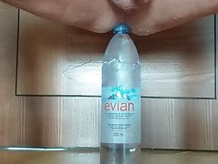 Evian bottle fuck
