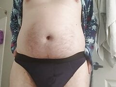 Showing off my new thong