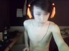 Orange Headphones