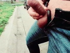 Slutboyben CAM4 Superstar Exhibitionist Unveiled At Cruising Van Stop Splashing A Phat Spunk Blast