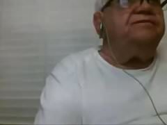 grandpa show on webcam