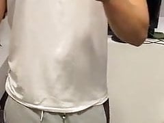 Huge bulge in trackies