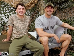 Missionary, raw-fuck, military-bareback