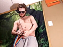 Opening up, gay cock tied, gay jock cock