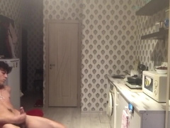 Russian Cumshot On His Socks