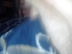 I masturbate on my feet with toys and milk