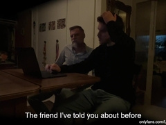 Grandfather and bum chum grandson fapping together (REAL!)