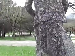 transgender travesti sounding lingerie road outdoor  40