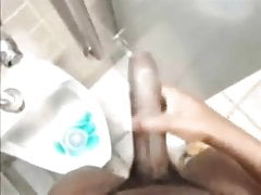 Freaky ass dude talkin nasty in a bathroom