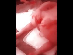 Pissing in his ass hole