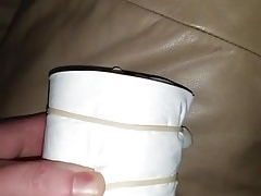 How to make a homemade fleshlight... ruined orgasm cumshot