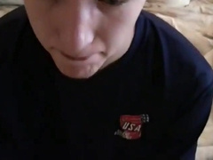 Twink Prefers Sucking Cock Over Painting Walls