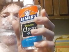 Glue and Plastic Wrap Smother