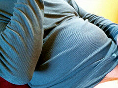 Three way, bisexual frottage, dirty talk