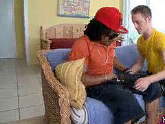 His first-ever hefty black cock