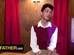 Altar Boys Zayne Bright and James Manson Messed The Confession Booth With Huge Cumshots