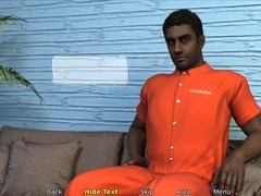 Gay boy, black gay, man masturbating