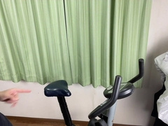[Asian stud] You can lose weight with getting off and workout bike [Milking Off]]