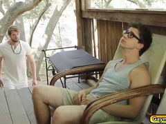 Colby Keller's prophet cock enjoys an oral pleasure from Will on all fours