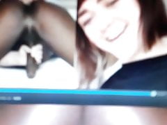 Jerking & cumming to Maisie Williams babecock, bbc babecock