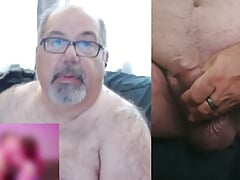 Wanking off While Commenting on Porn