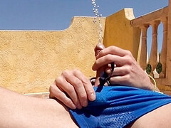 Luke pisses on himself