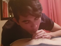 SEXY DEEPTHROAT BJ UNTIL FACIAL BY 18yr old COLLEGE BOYFRIEND