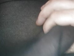 Pantyhose up close