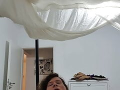 Chastity crossdresser masturbation