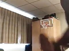 Black Monster cock jerking off
